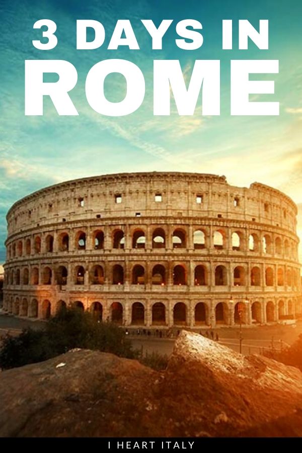 Wondering what to do with 3 days in Rome? This guide will help you choose the best things to do in rome in 3 days from Colosseum to cooking classes! 