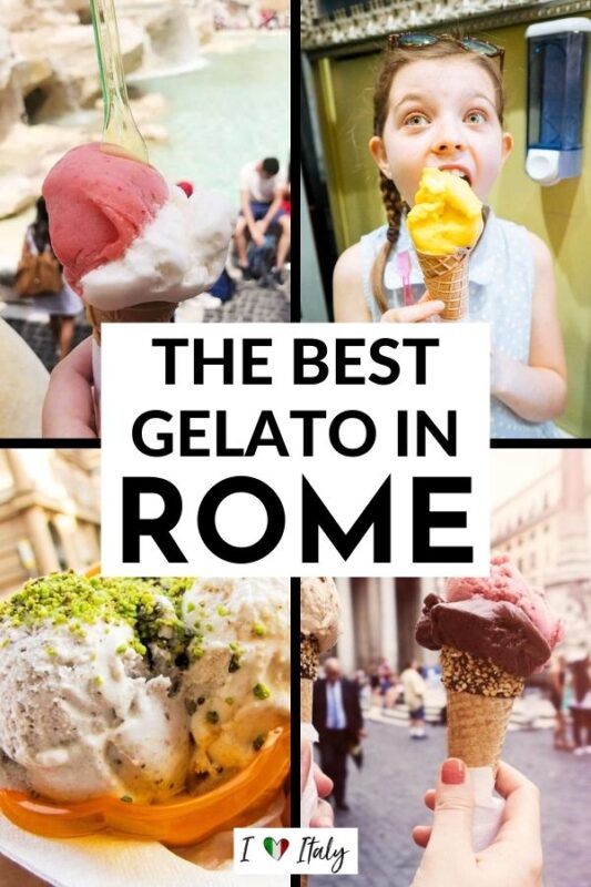 How to find the best gelato in Rome. A guide to finding the most authentic gelaterias around this beautiful ancient city of Rome. 