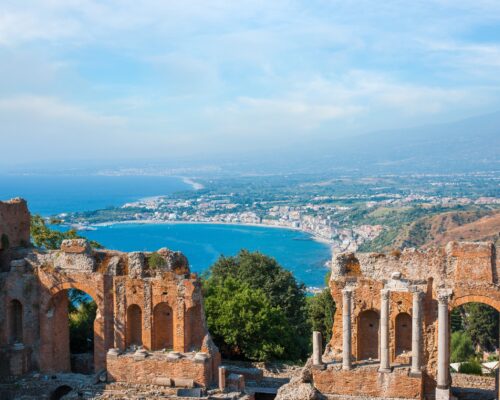 View of Sicily