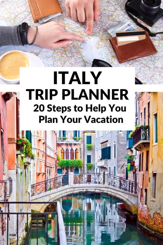planning a trip to italy