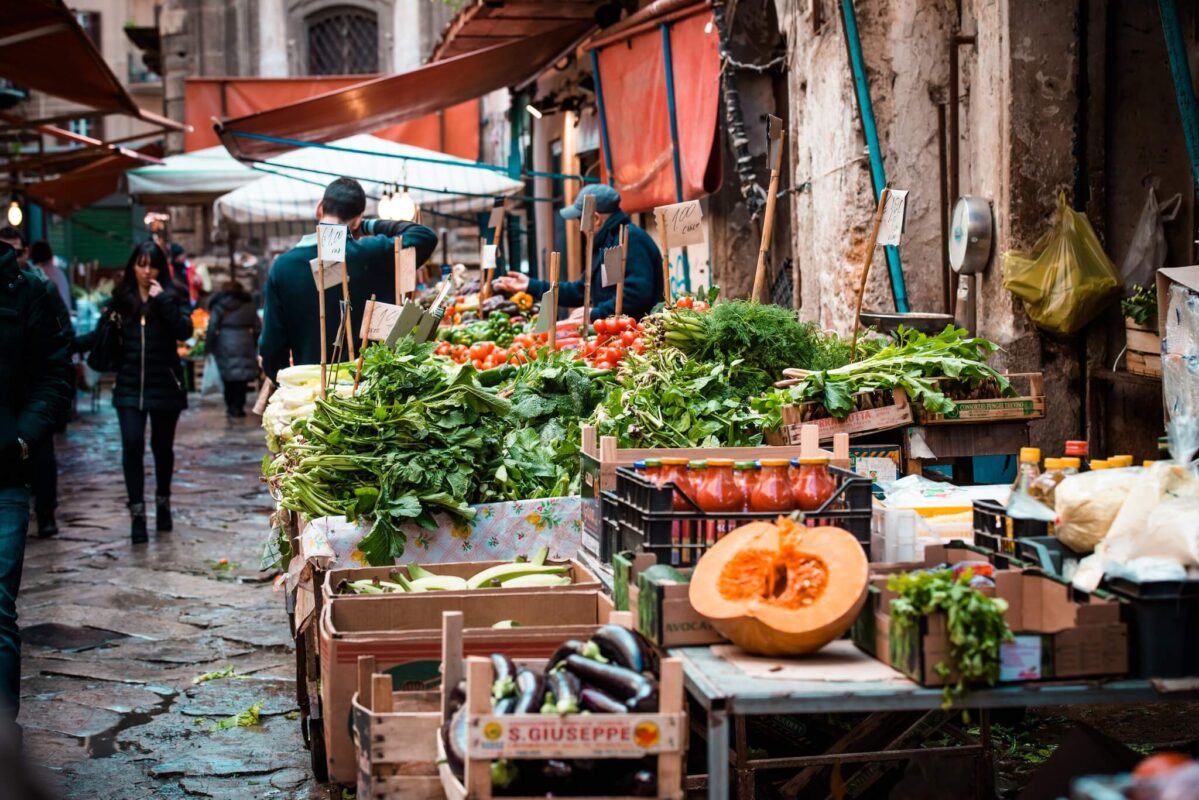 Sicily local market