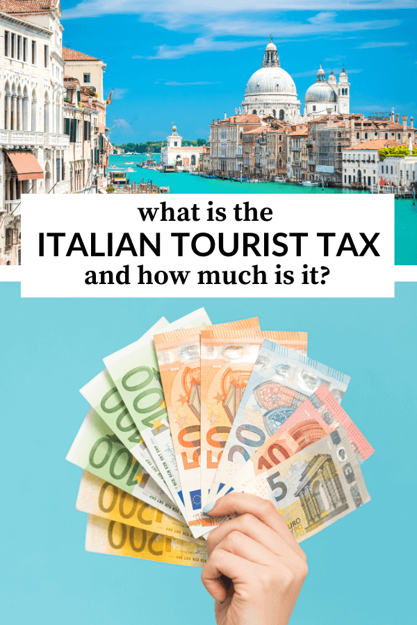 italy tourist tax 2022